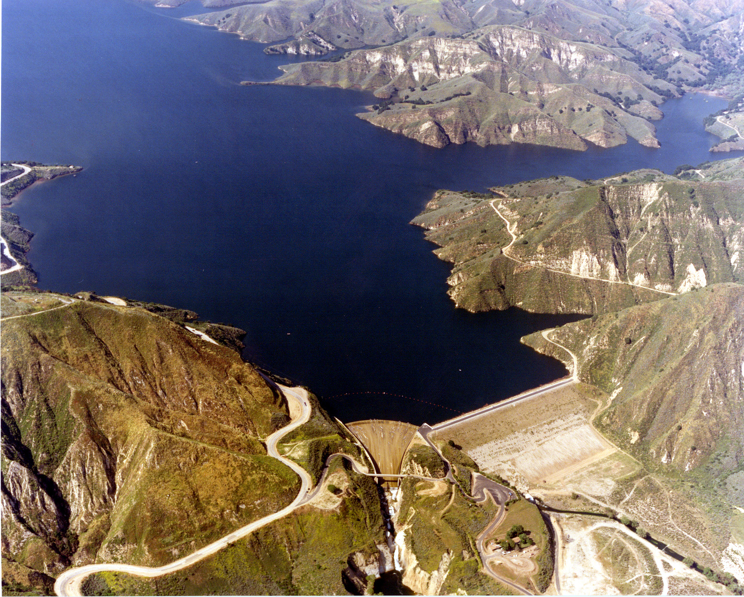 Lake Piru aerial
