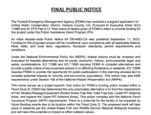 Fema Final Public Notice Preview